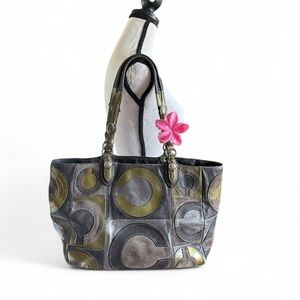 Coach Mia Patchwork C Tote Hand/Shoulder Bag